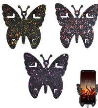 theKiteco. Butterfly Wall Mount Mobile Holder Wall Mount Phone Stand Compatible with All Smart Phones Wall Mount Mobile Phone Charging Stand (Pack of 3)